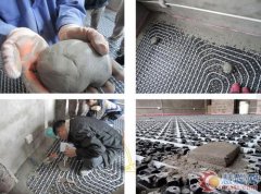 某學(xué)院對地暖施工員的實(shí)訓過(guò)程